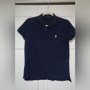 Polo by Ralph Lauren Men's Dark Blue Polo Shirt